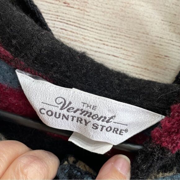 VINTAGE THE VERMONT COUNTRY STORE‎ PONCHO IN AZTEC PRINT - Picture 7 of 7